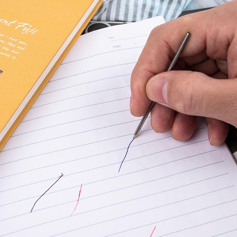 10Pcs 6.7Cm Metal Diamond Crystal Pen Special Refill For Ballpoint Pen Rod 0.5Mm