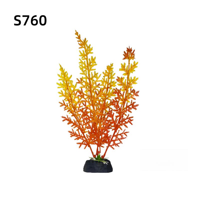 1pc Realistic Artificial Water Grass 18cm 7.08inch Aquarium Decor- Simulated Plant Decoration Ornament