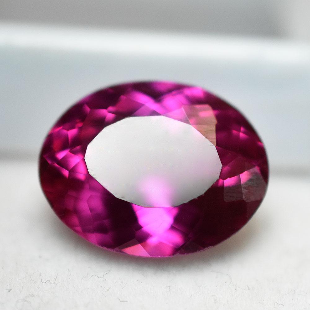 Natural Pink Ruby Loose Gemstone 14x11mm Oval Cut Mozambique Flawless for Jewelry Making and Crafts