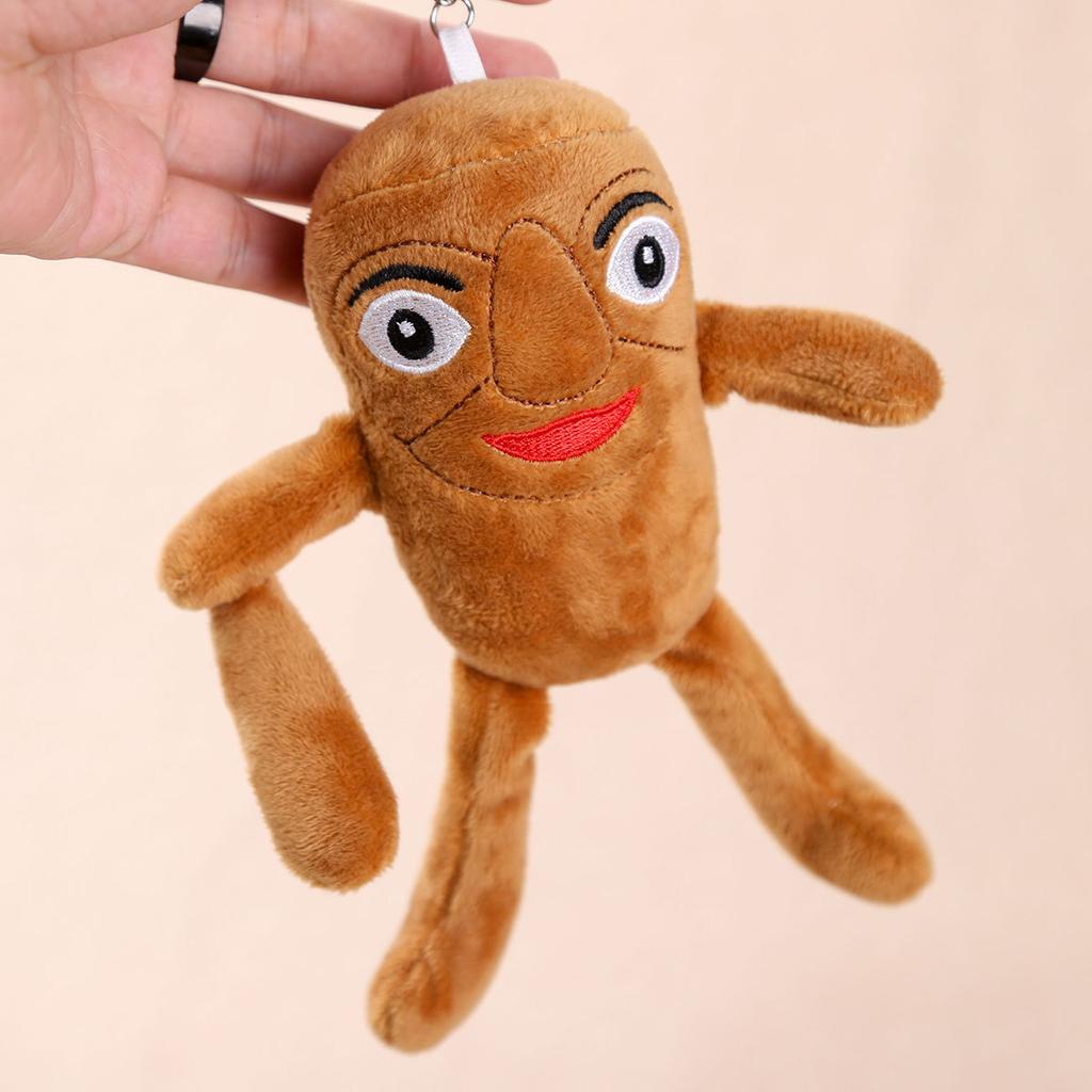 Shanhaijing Pendant Cross-border Wooden Stick Man Shark Doll Shanhaijing Plush Toy Keychain Banana Monkey Doll