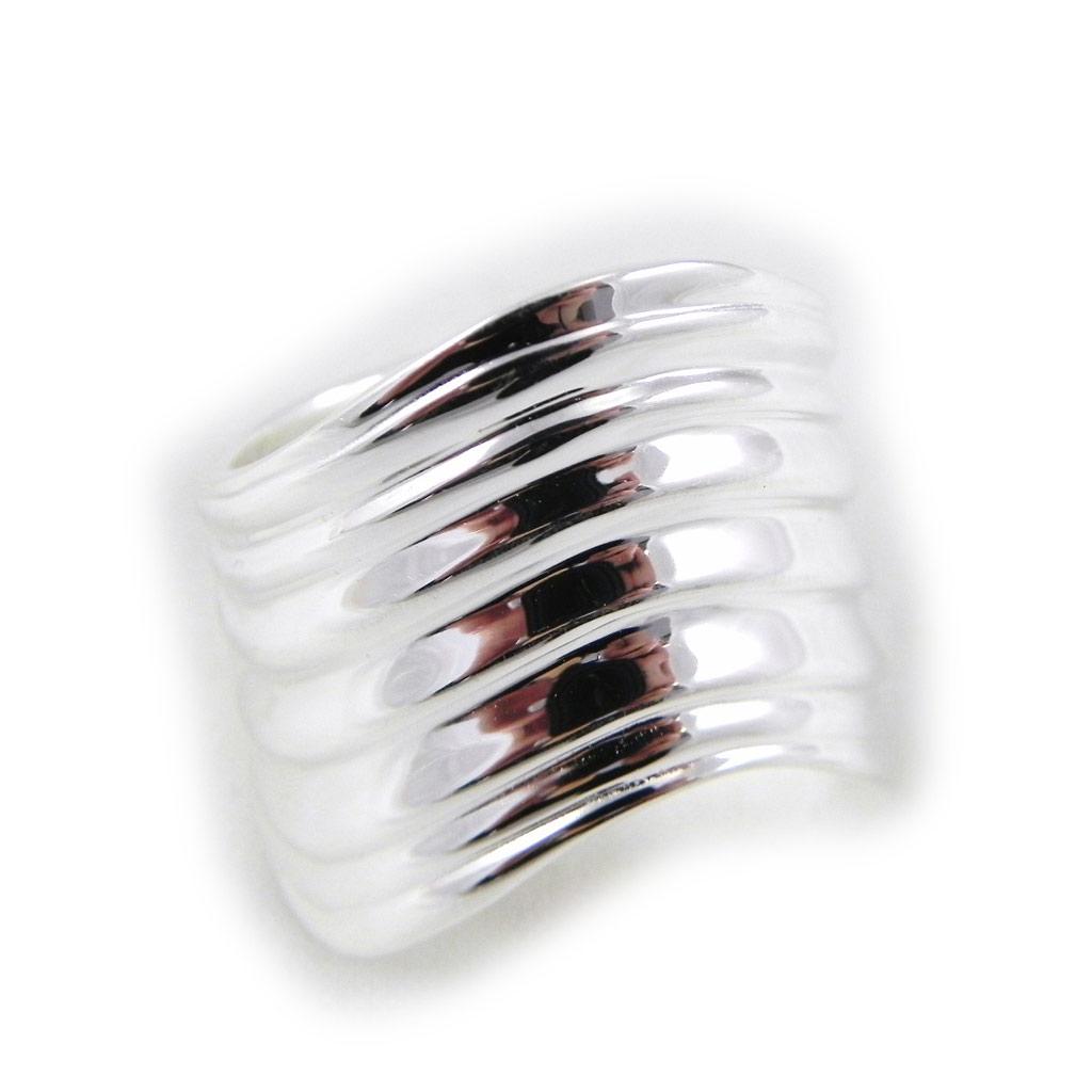 Silver Ring 'Jurassic' Silver - 15 Mm