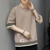 Summer Men's T-shirt Fashion Brother Printed Retro Casual Short-sleeved T-shirt Men's Tops