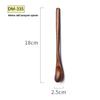 Solid Wood Lacquer Long Handle Winding Wood Spoon Style Log Small Spoon Free Lettering Multi-style Stirring Spoon