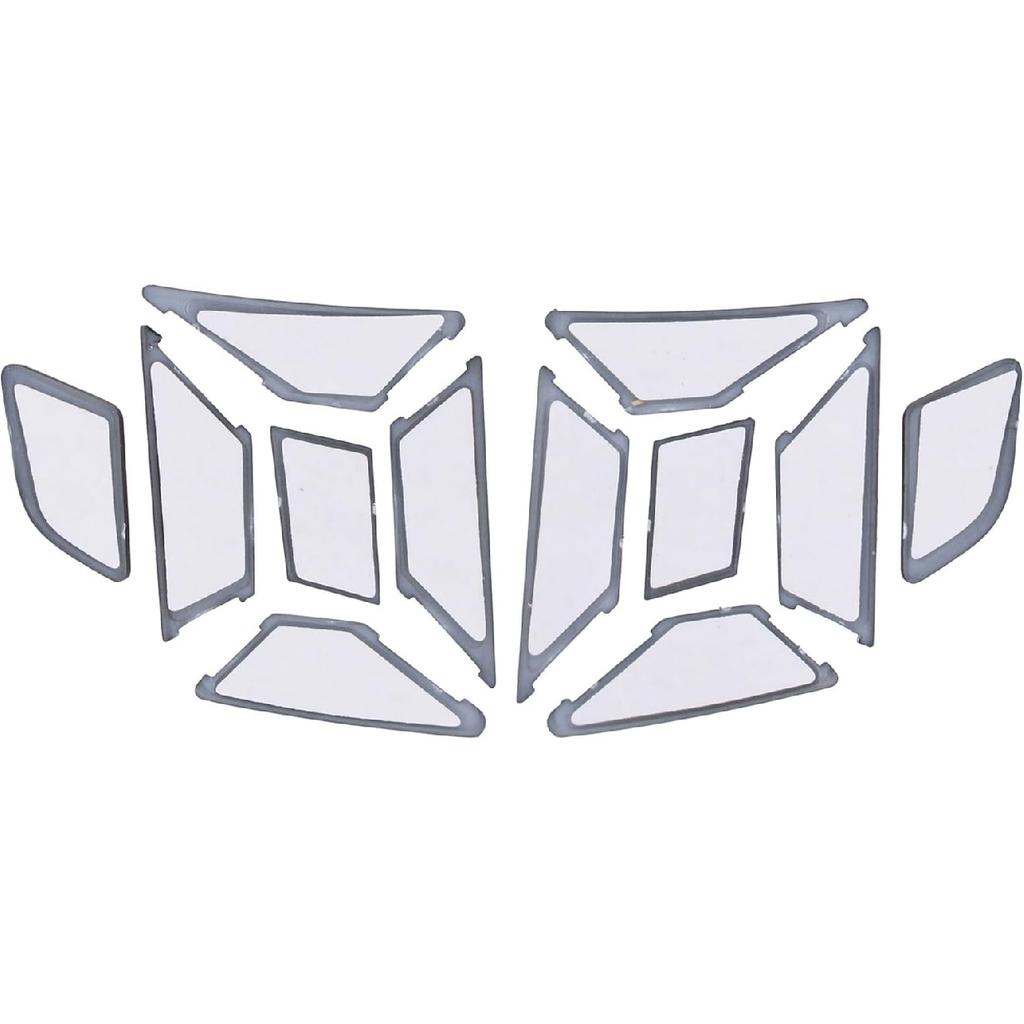 ApplianPar Car Steering Wheel Button Stickers Cover Interior Switch Button Decoration Trim for Mercedes-Benz A E C G Class