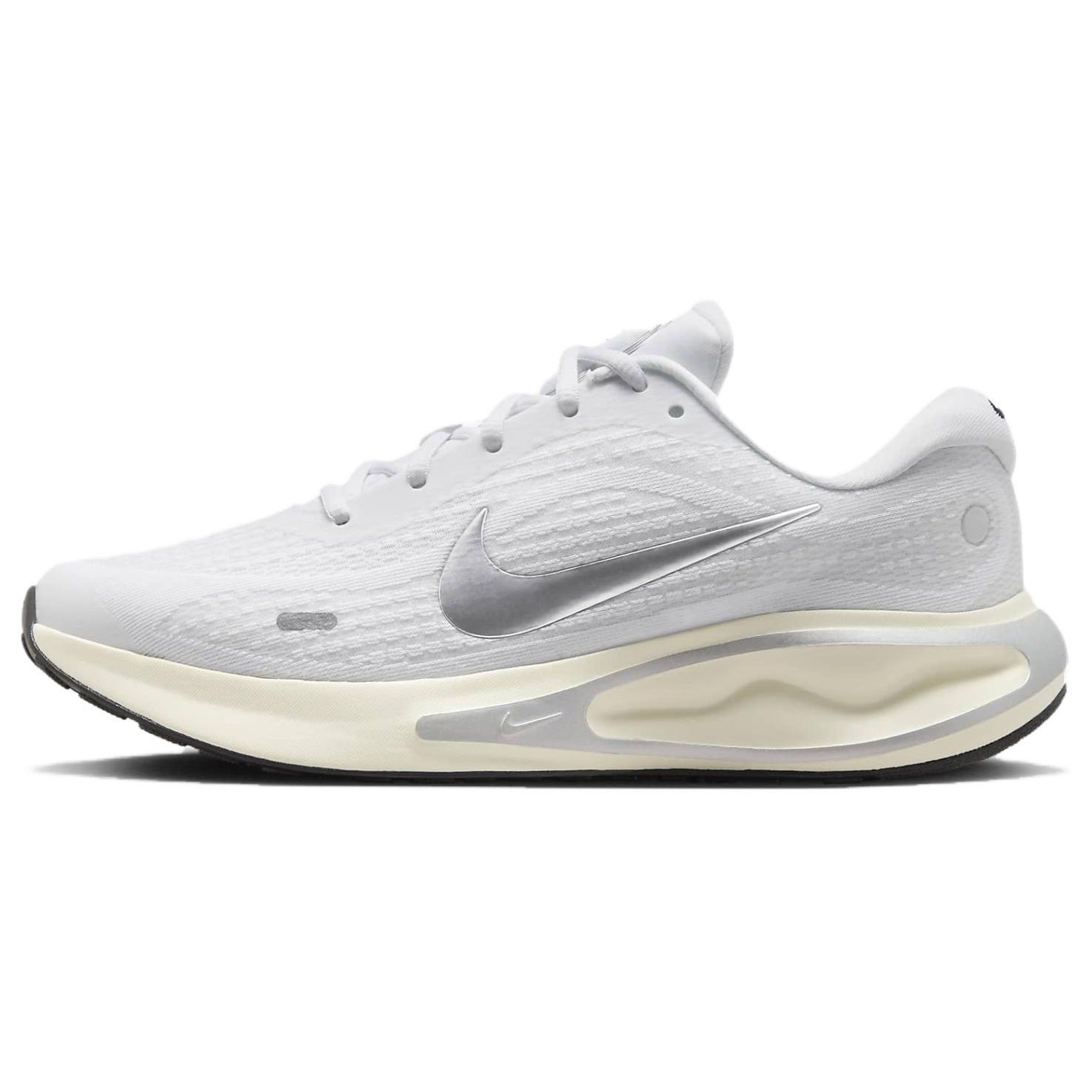 Nike Wmns Journey Run White Platinum Tint Coconut Milk Metallic Silver FJ7765-104 EU 35.5