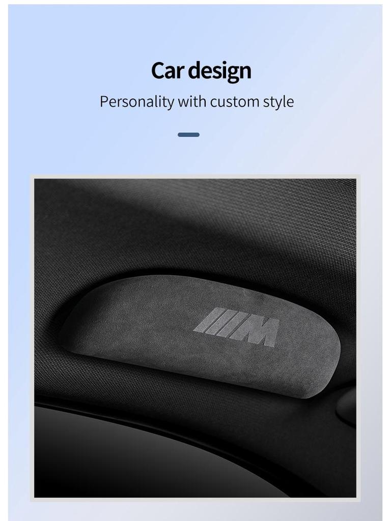 Alcantara Suede Glasses Case for BMW X1, X2, X3, X5, 1-7 Series