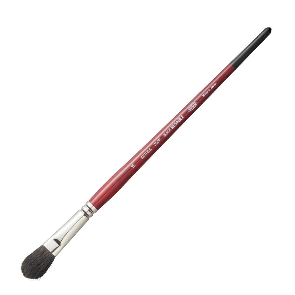 

Кисть акварельная Holbein Black Resable 700F Filbert 16 204109 № чёрный