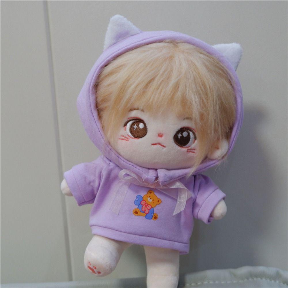 DIY Clothing 20cm Cotton Doll Clothes Hoodie Plush Toy Clothes Idol Doll Clothes  Toy Accessories