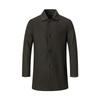 Septwolves Men's Mid-Length Wool Blend Overcoat