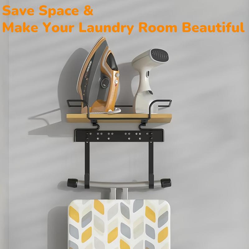 Ironing Board Holder Wall Mount - Laundry Room Iron And Ironing Board Hanger Laundry Room Decor Organization And Storage