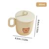 260/300ml Kid Water Cup With Lid & Handle Anti-scald 304 Stainless Steel Drinking Cup Double Layer Detachable Drinkware