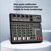 256DSP Professional Mixer Outdoor USB Sound Card Home KTV Audio System 16 Digital Reverberation Bluetooth 4/6 Channel Mixer