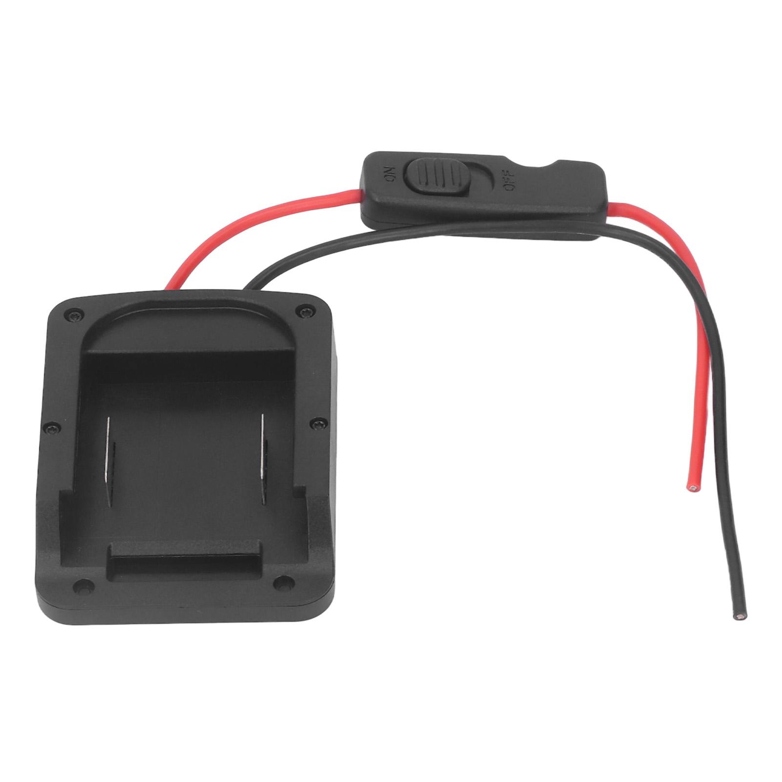 

18V Battery Adapter Good Fit Lithium Battery Converter with Fuse Terminal for BL1415 BL1430 BL1430B