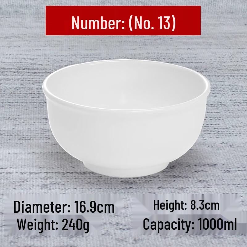 AVADEN Melamine Dining Bowls Set