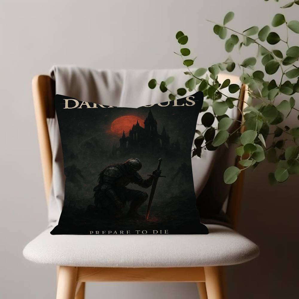 Pc DARK SOULS Adventure Game Cushion Cover Inches Farmhouse Decor Home Throw Pillow Covers for Couch Decorations