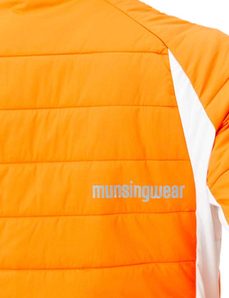 Munsingwear ENVOY Blouson with Heat Navi Heat Water and Padding for Cold Weather OR00 Size M Full-Zip Technology, Retention, Repellent, Golf, Women's