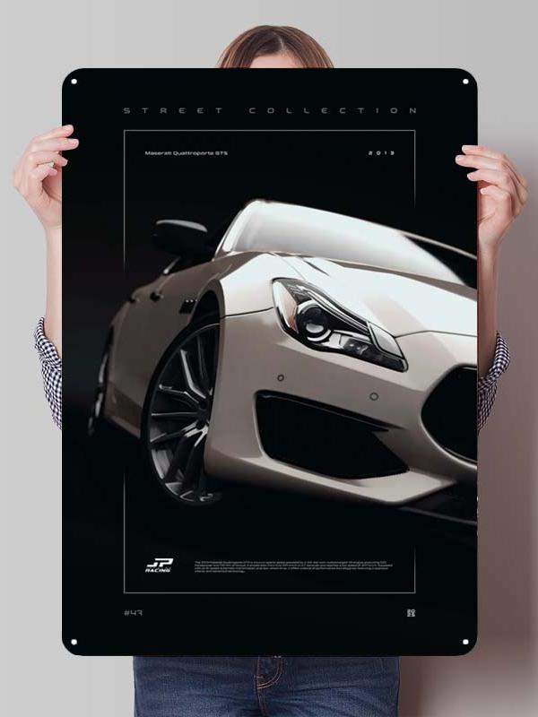 Maserati Classic Car Metal Poster Bedroom Decoration Living Room Decor Men Custom Metal Tin Signs for Garage Wall Art Decoration