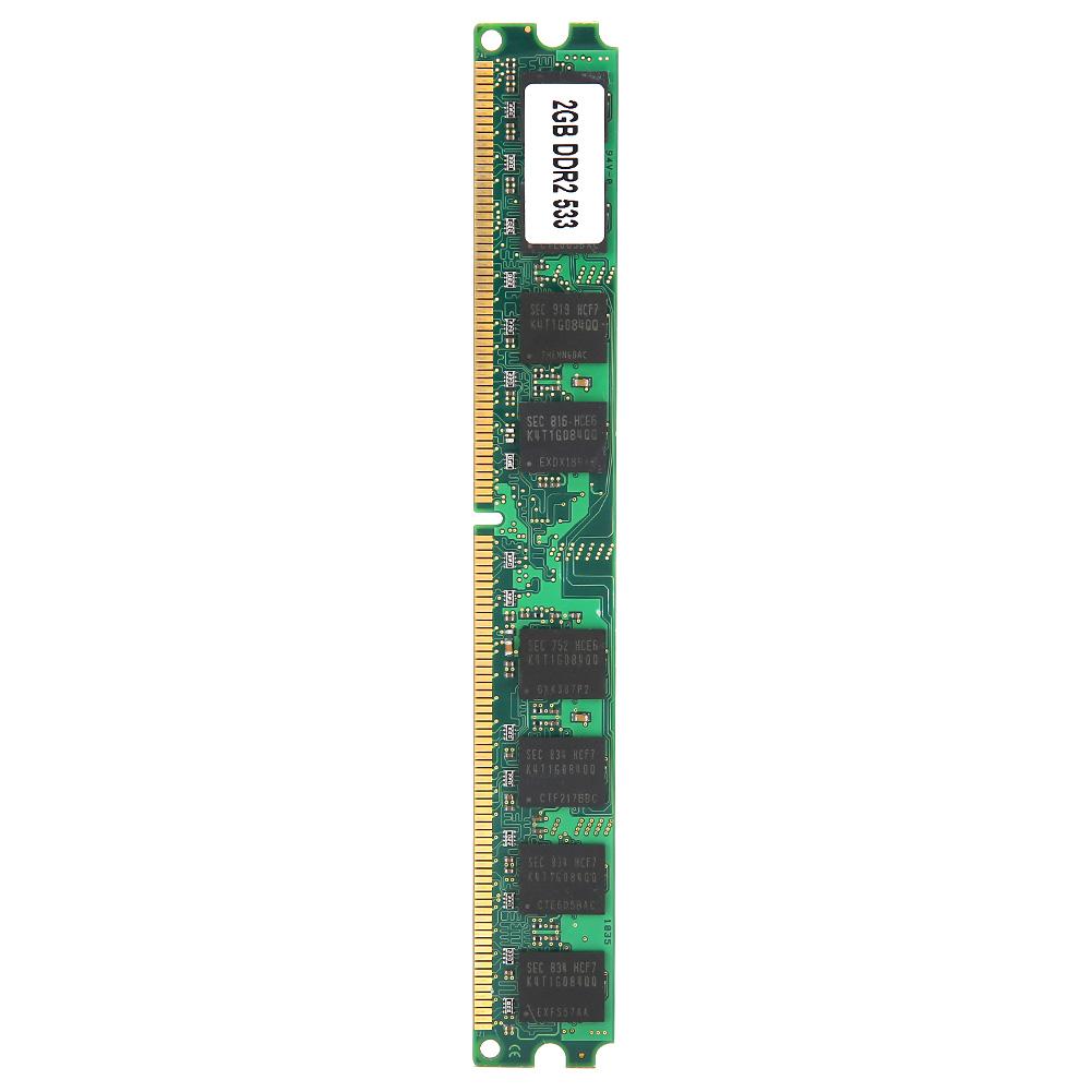 Memory Module Desktop Full Compatible DoubleSided 16Grain DDR2 2GB 533MHZ PC4200