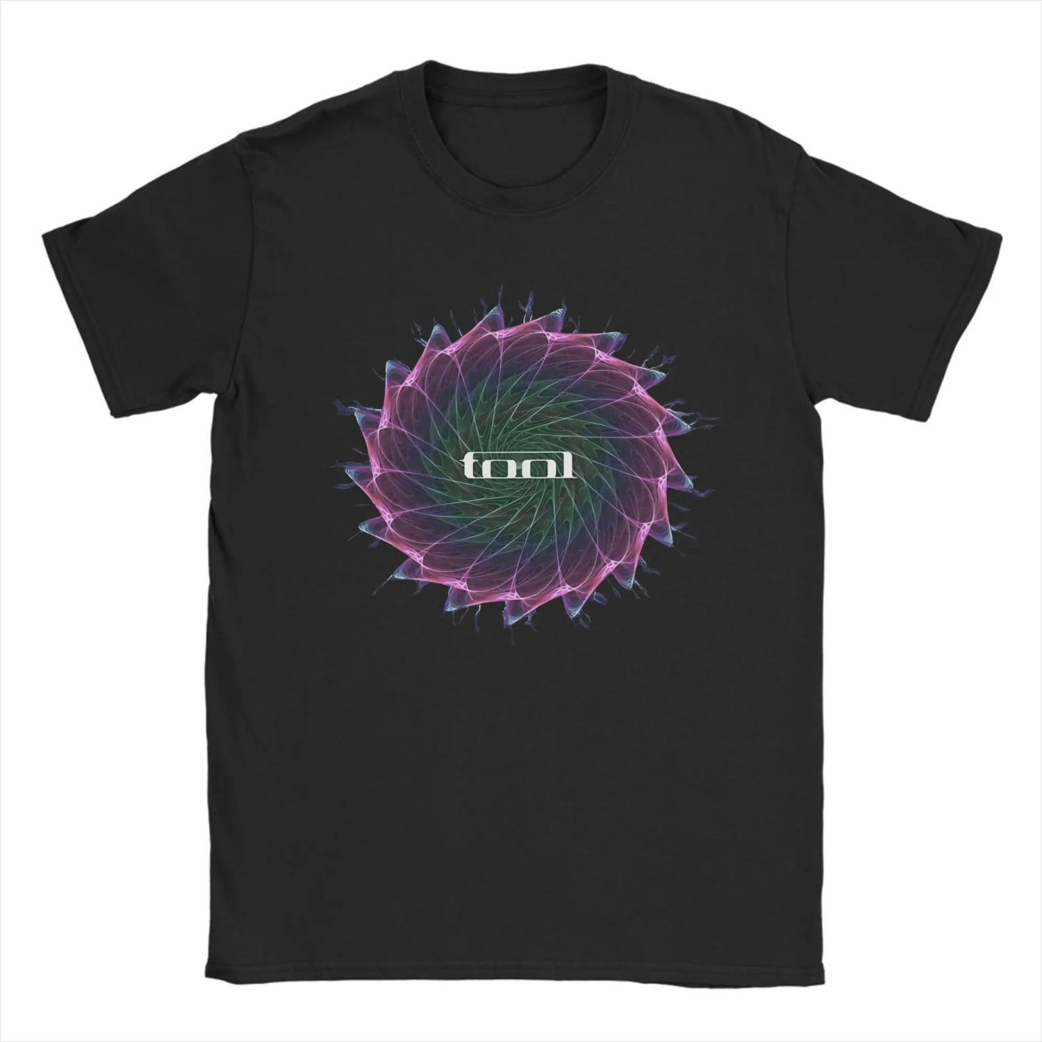 

Tool Band T Shirts for Cotton Leisure T-Shirts Crew Neck Heavy Metal Tee Shirt Short Sleeve Clothing Plus Size S чёрный