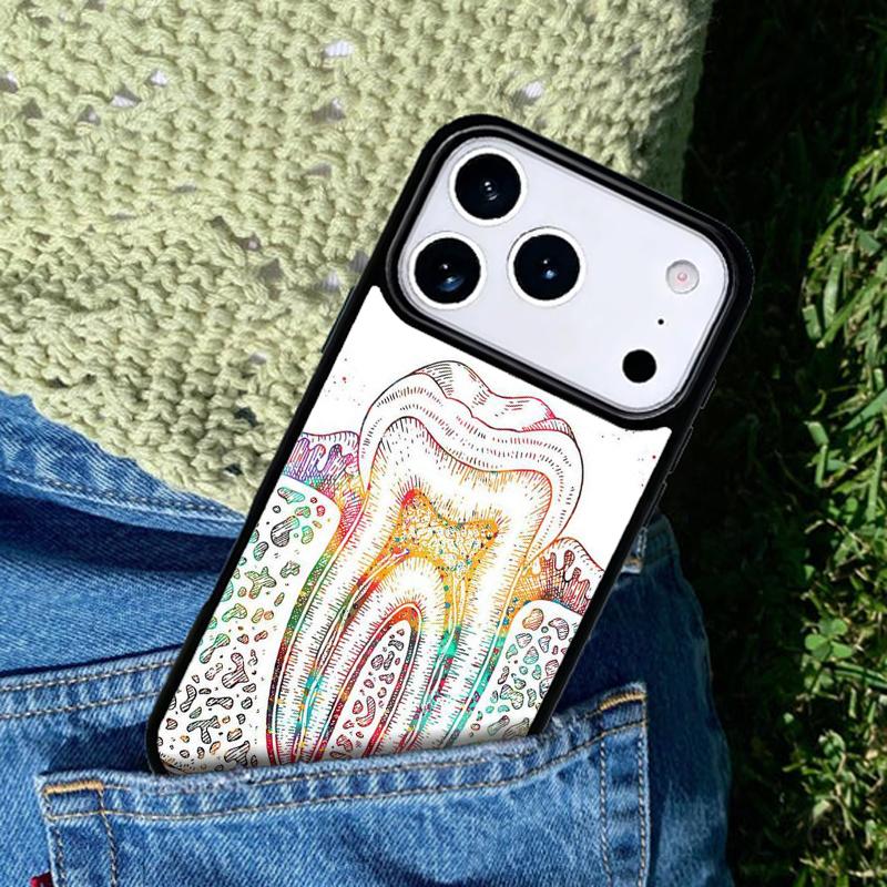 Funny Dental Dentist Quotes Phone Case Cover Compatible with for IPhone 17air 16e 15 14 13 12 11Pro Max 17 Air