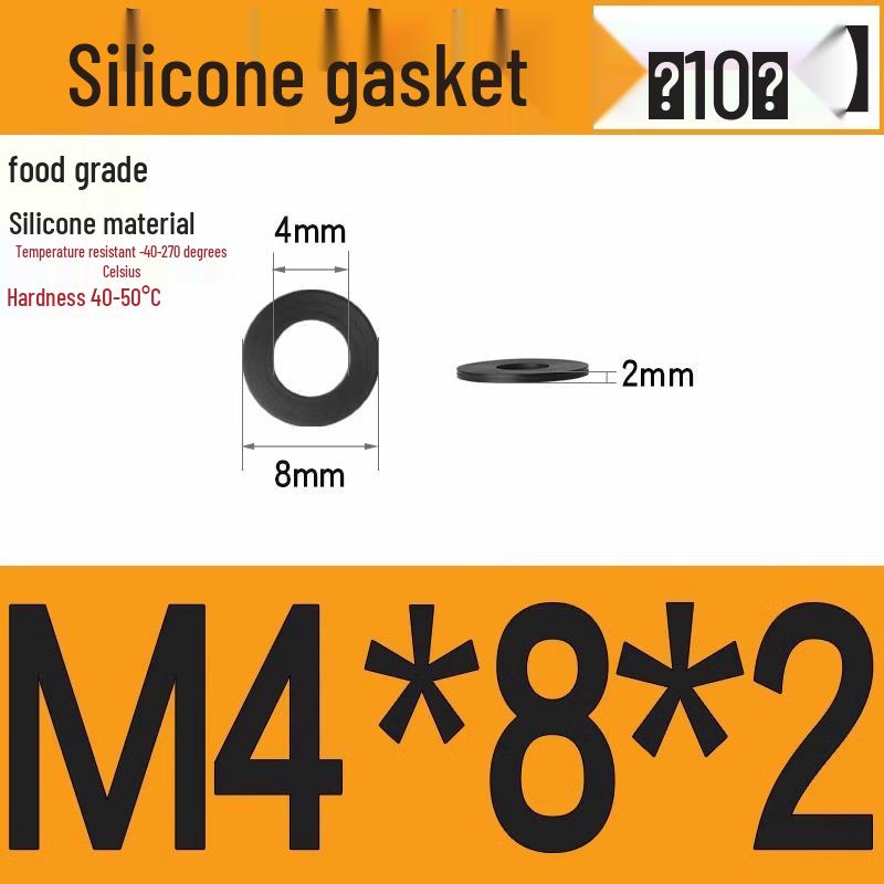 Silicone High-Temp Waterproof Gasket & Shock Absorbing Seal Pad