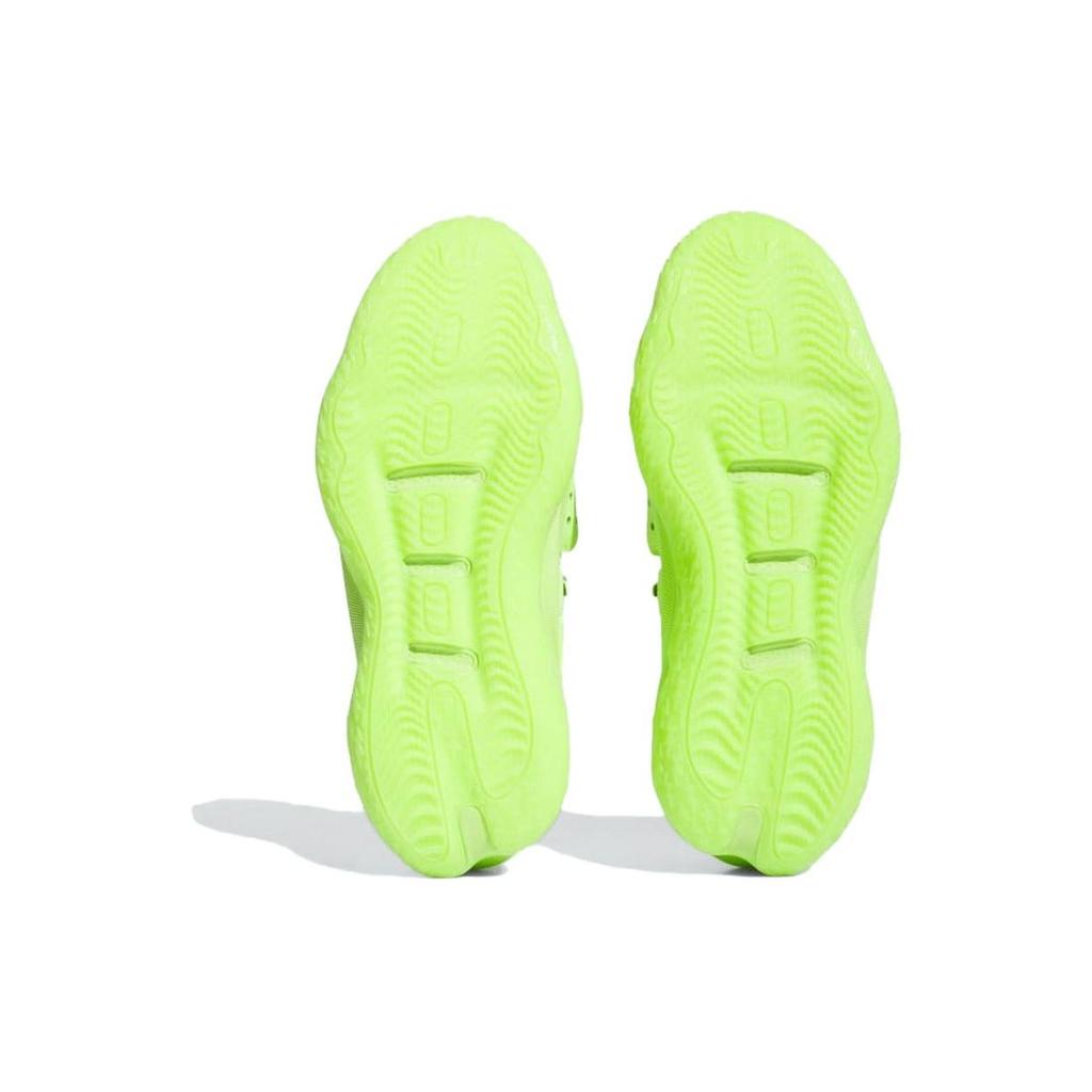adidas Dame 8 EXTPLY Tenis para Hombre Verde Limón Lúcido Blanco Nube IF8148
