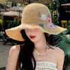 Colorful Weave Hat Boho Women's Sun Hats Sweet Flower Straw Hat  Party