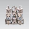 Ceramiczny Zestaw Do Przypraw 5-ele MAESTRO Holiday In Porto MR-20005-04S