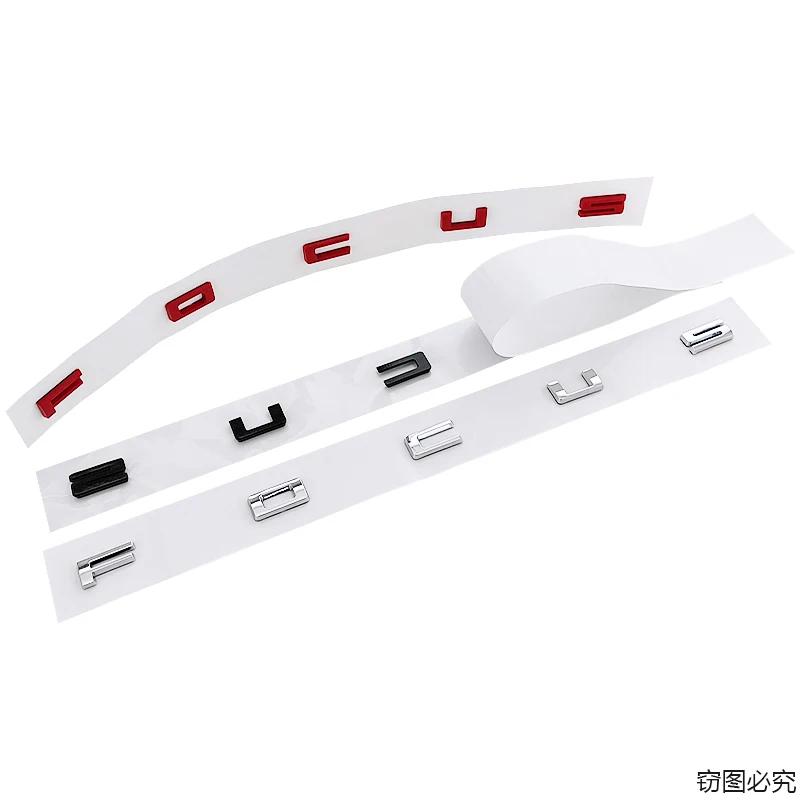 ABS Car Letter Sticker Rear Trunk Tail Logo Styling for Ford Focus 3 2 MK2 MK2 MK3 MK7 Emblem Badge Decals Auto Accessories LL40