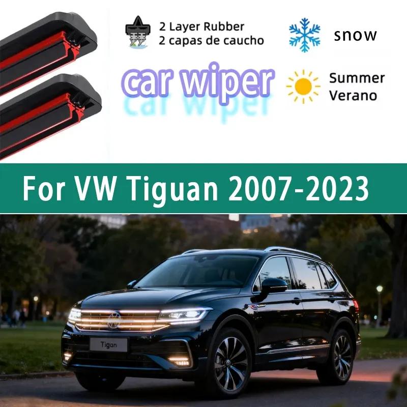 For VW Tiguan 2007- 2014 2015 2016 2017 2018 2024 2pcs Front Windshield Windscreen Wiper Blades