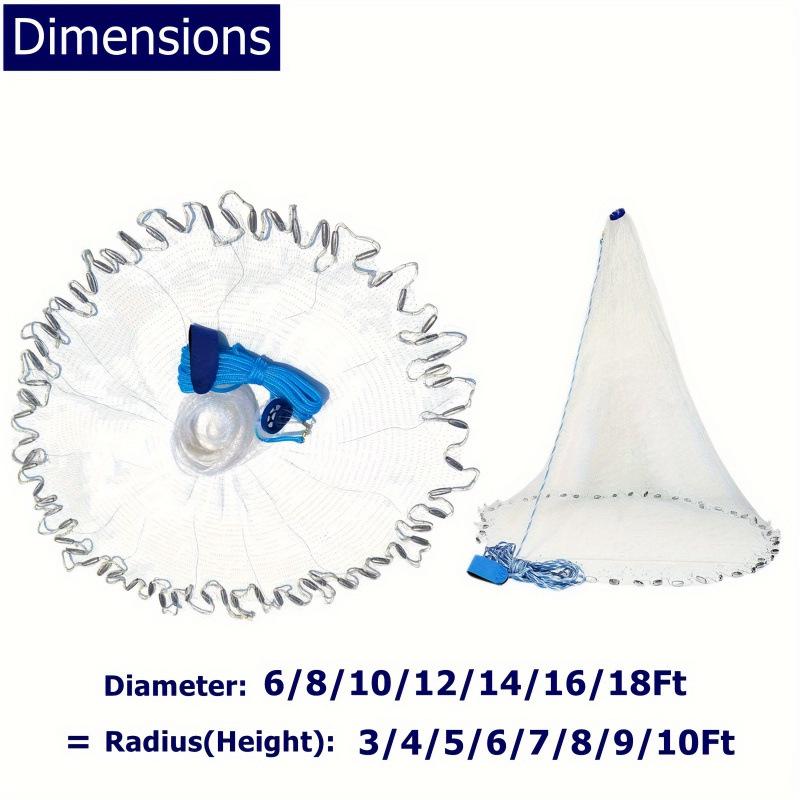 2026 Handmade American Style Heavy-Duty Fishing Net for Cross-Border Dropshipping