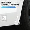 2pc Transparent Car Door Corner Protector Cover Edge Guard Anti-Collision Scratch for Mercedes Benz AMG A B C E G W212 W213 W214