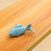 Colorful Ceramic Drawer Knob Single Hole Fish Shape Cabinet Handle Cupboard Knob for Kids Room