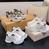 [Youshilai] Fashion color matching casual sports shoes women's 2025 spring new thick-soled inner height-increasing temperament single shoes