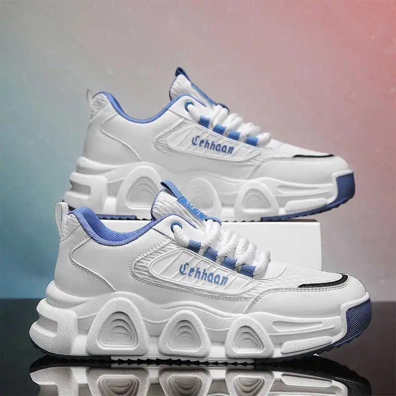 

Fashion Lace-up Massive Men Sneakers Brand Casual Men s White Shose Shoes For The Festival Sport Interesting Best Sellers Tenus 39