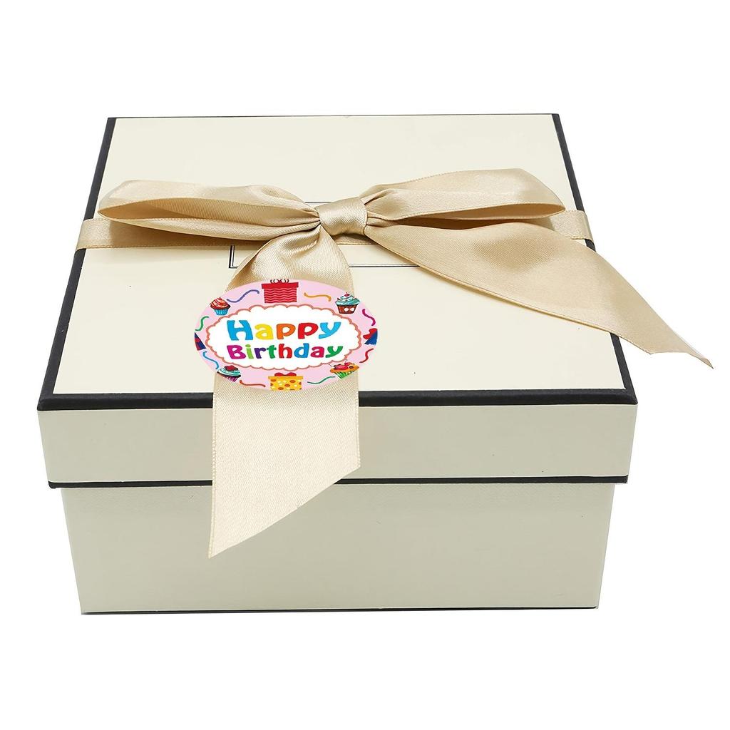 500 Stück/Alles Gute zum Geburtstag Aufkleber Feiertagsaufkleber Party Umschlag Schreibwaren Kartenetikett Geschenk Siegelaufkleber
