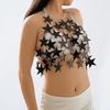 Exaggerated Star Sequins Splicing Chest Ornaments Sexy Creative Street Shot Hollow Chain Neck Body Chain