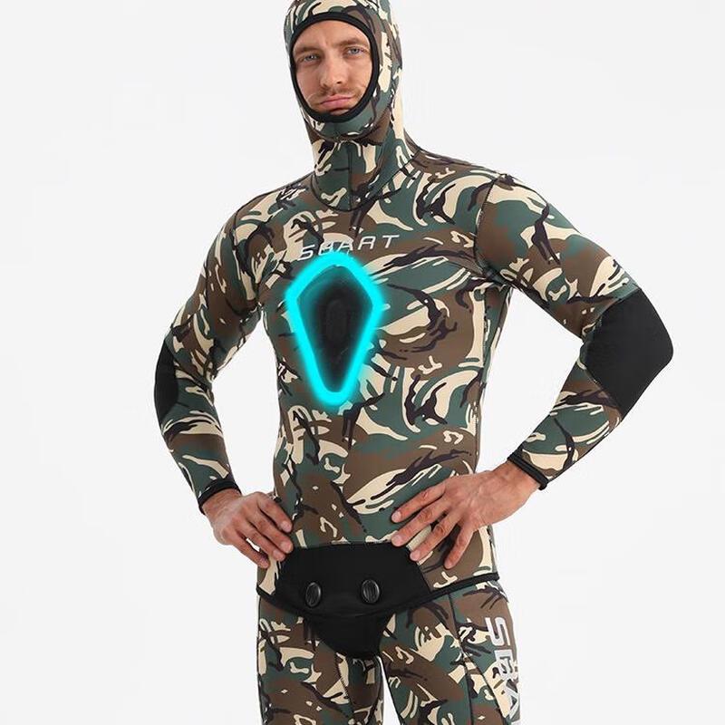 SBART Hooded Split Diving Wetsuit 3/5MM