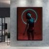 5D DIY Diamond Painting Cyberpunk Sexy Art Cross Stitch Diamond Art Embroidery  Mosaic Home Deco