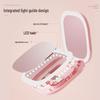 LED Foldable Double-Sided Makeup Mirror with USB Charging