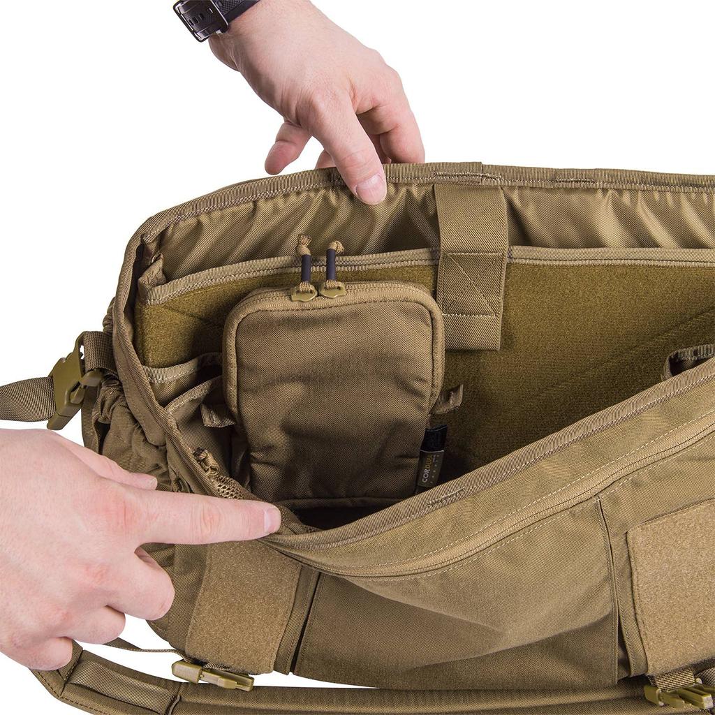 [HELIKON-TEX] Helikon-Tex Organizer Insert Velcro Pouch, Small Item Storage Pouch, Military Tactical Document Case (Shadow Gray)