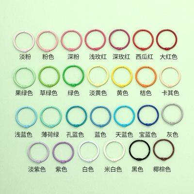 

10PCS card ring hinges DIY handmade keychain material jewelry accessories buckle