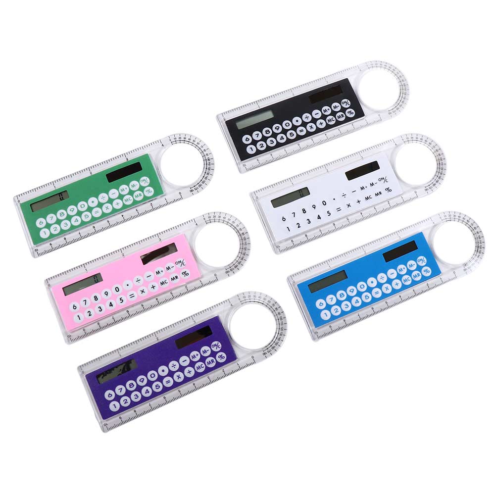 Measuring Ruler Transparent Ruler Solar Energy Ruler Calculator Ruler Calculator With Magnifier