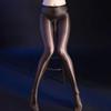 Mens Jj Sleeve Sexy Lingerie Bodystocking Oil Shiny Silky Stockings Thin See Through Elasticity Pantyhose Hosiery Nightclub Gay