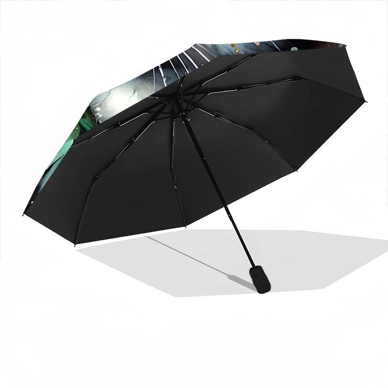 1pc Christmas Cat Automatic Umbrella - Automatic Opening And Closing, Sturdy Iron Frame, Formal Occasions yy251018130