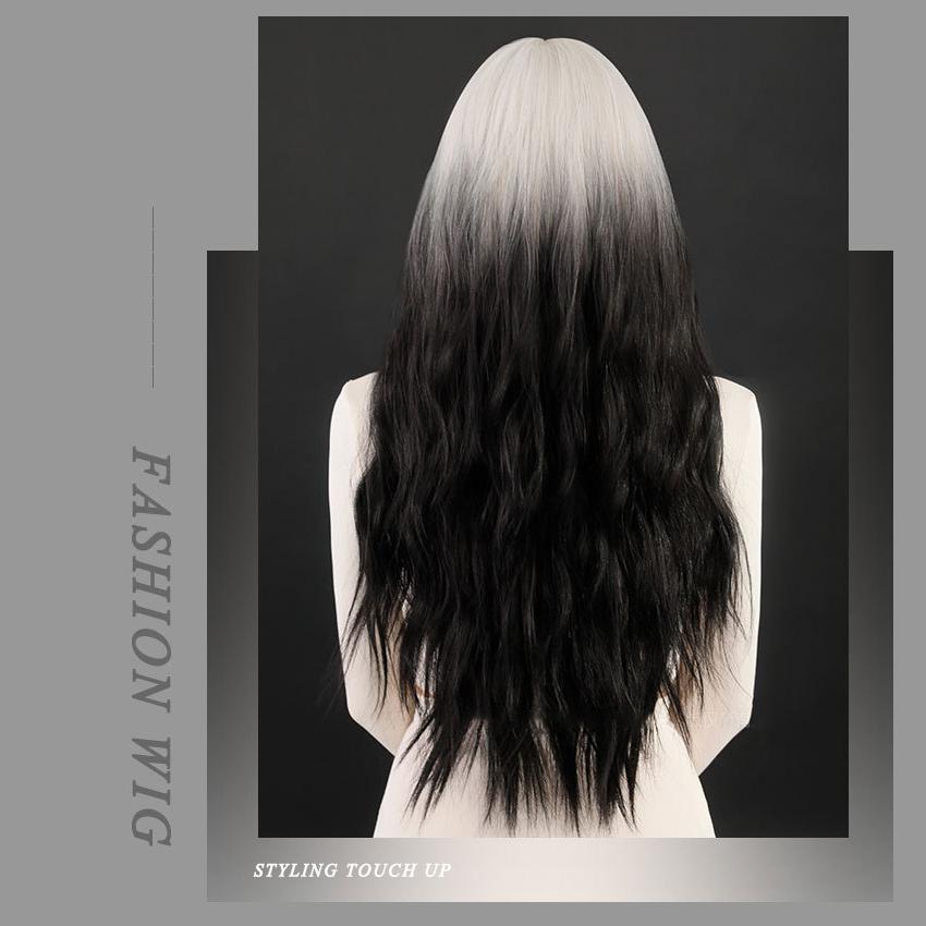 Graue Lockenperücke 70 Cm – Lang, Voluminös, Für Karneval, Cosplay & Halloween