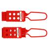 ABBP-6Pcs Industrial Safety Lockout Tag Hasps Nylon Padlock Hasps With 6 Hole Interlock For Equipment Maintenance