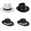 Classic Western Cowboy Hat With White Ribbon For Christmas Party Costumes And Gift Gifting