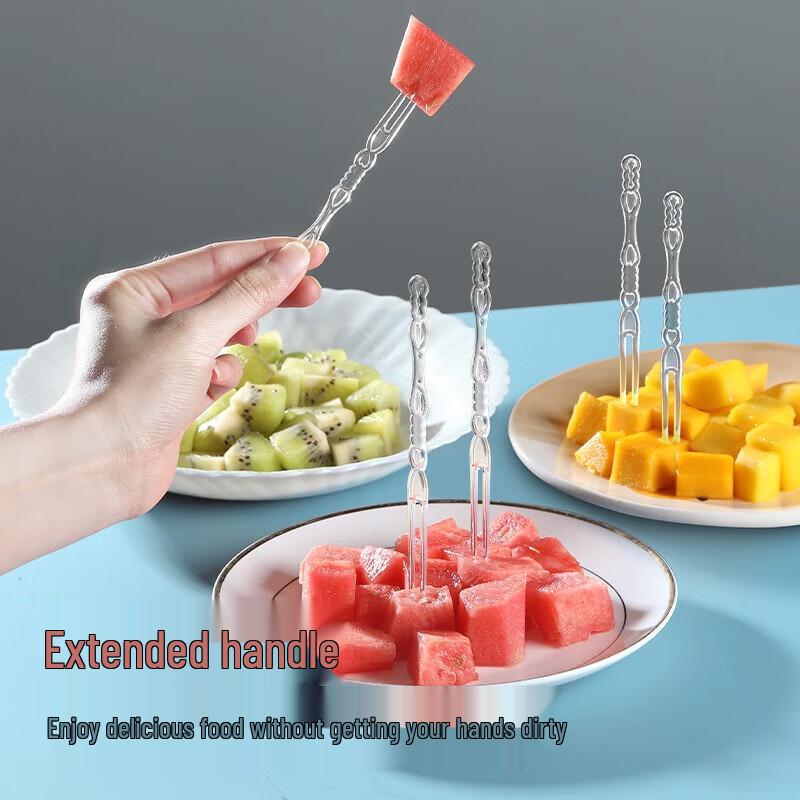 Disposable Food-Grade Fruit Forks (100 Pcs)