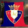 CA Osasuna Pattern Flannel Blanket High Quality All Seasons Warmth and Comfort Perfect for Christmas Gifts.